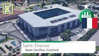 Stade Geoffroy-Guichard  AS Saint-Étienne  Google Earth 360° Rotation