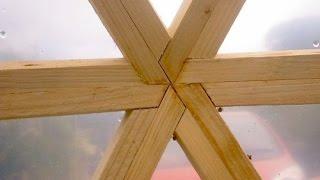 Dome building methods - Beveled frame