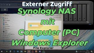 Synology Laufwerk am Windows Explorer erzeugen. Eigener Cloud Laufwerk am Windows Explorer.