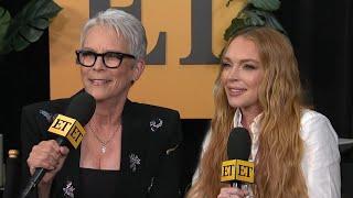 Freakier Friday Lindsay Lohan & Jamie Lee Curtis on CAMEOS and Chad Michael Murray Exclusive