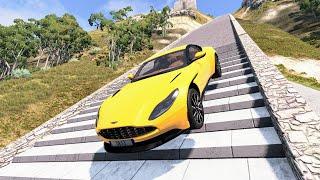 Cars vs Stairs #2 – BeamNG Drive  CrashBoomPunk