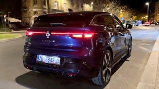 RENAULT MEGANE E-TECH 2023 - night DRIVE in the city COOL ambient lights & cockpit