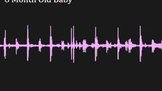 Recorded babys heartbeat from a 6 month old infant