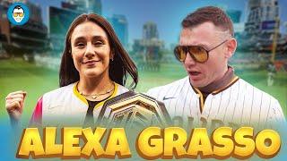 Alexa Grasso Reacts Filming TUF Feet Fetish & Throwing 1st Pitch