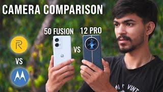 Moto Edge 50 Fusion vs Realme 12 Pro - Camera Test 