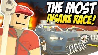 THE MOST INSANE RACE - Unturned Racing  Winner Gets $100000