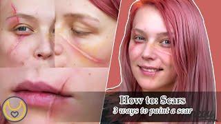 Minitorial 3 ways to make SCARS  Paint latex collodion