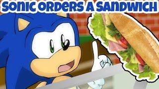 Sonic orders a Sandwich  Small Animation