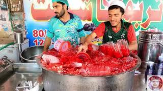 Mouthwatering Watermelon Juice  Amazing Watermelon Cutting Skills  Street Food of Pakistan