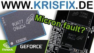 MSI RTX 2070 graphics card Repair Black screen #vram #micron