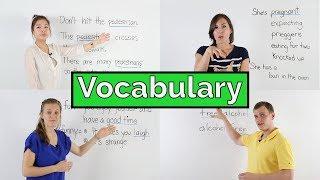 Learn English Vocabulary  Common Words and Meanings  21 Lessons