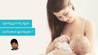 I feel my breasts are sagging due to breastfeeding. Is it possible?  Malayalam