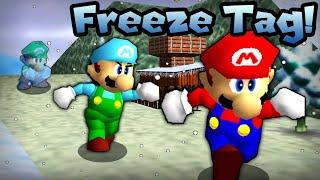 FREEZE TAG is INSANE with SPEEDRUNNERS of Mario 64