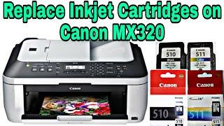 How to Replace Ink Cartridges from Canon MX320 Printer