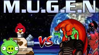 MUGEN Request 148 Angry Birds Tank and Minion Pig vs Abyss and Onslaught