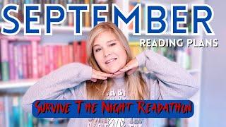 September Reading Plans & Survive The Night Readathon ️