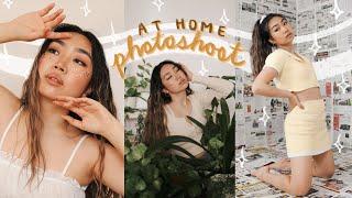 home photoshoot ideas in quarantine how i take self timer pics for instagram  JENerationDIY