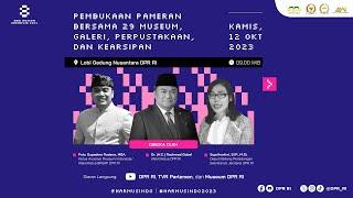 LIVE STREAMING - PEMBUKAAN PAMERAN BERSAMA 29 MUSEUM GALERI PERPUSTAKAAN DAN KEARSIPAN