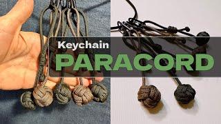 DIY Paracord keychain Monkey fist