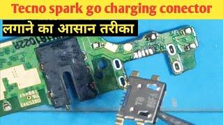 Tecno spark go charging port replacement  tecno ke5 charging problem
