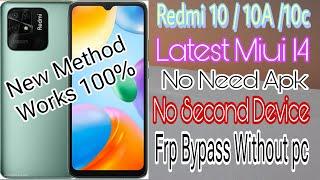 All Redmi l Miui 14 l Android 13 Frp Bypass New Method  No Need Second Device l No Pc l #frp #redmi