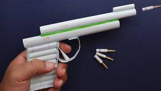 paper gun that shoots so far  how to make a gun with paper  paper gun kaise banaye 