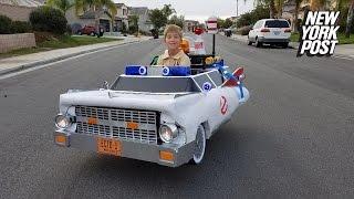 This kid turned his wheelchair into the greatest Halloween costume ever