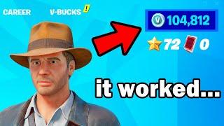 I Spent 100000 VBucks in 1 Hour