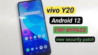 Vivo y20 Android 12 FRP Bypass Google Accounts Without Pc New Security Pacth 2022  Vivo V2029