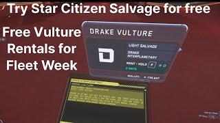 Salvage for free during Invictus Star Citizen