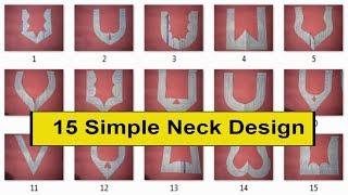 15 simple neck design 2018