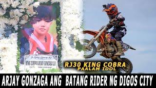 Arjay Gonzaga KING COBRA ng Digos inilibing na