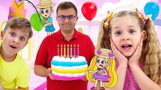 Diana and Roma Best Birthday Party Magical Cartoon Compilation