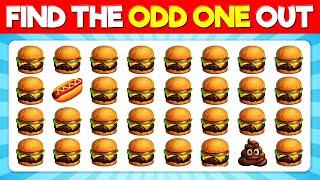Find the Odd Food & Drink Emoji Out
