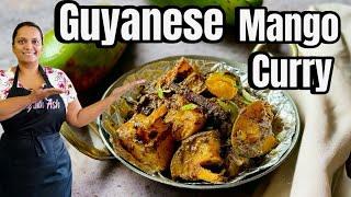 Spicy Mango Curry Simmer In Rich Spices #ramadanrecipes #guyanese #mangocurry #indianrecipes