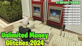 UNLIMITED MONEY GLITCHES IN GTA 5 ONLINE 2024