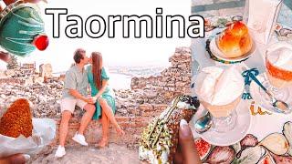 TAORMINA SICILY  Eating and Exploring Taormina Honeymoon Vlog 