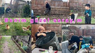 Hava güzel olunca kendimi sarayda buldumçok iş var bahcede her sene olduğu gibi ️