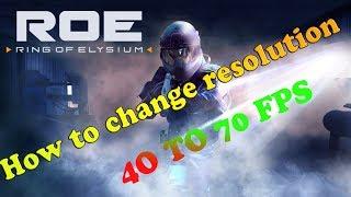 Ring of Elysium - HOW TO CHANGE RESULUTION  FPS BOOST  LAG FIX