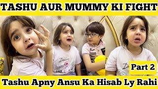 Tashu Ki Halat Karab Mummy K Hathoon - Part 2  Tashu Ki Baten  #babytasha #cutebaby #funny #viral