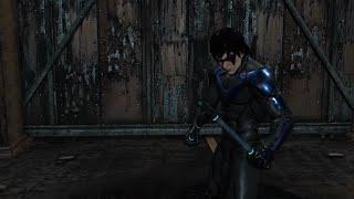 Batman Return To Arkham City - Best Nightwing Gameplay Prison Riot Extreme MUST WATCH