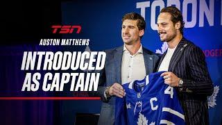 The newest captain of the Toronto Maple Leafs  Digital Sportscentre