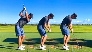 JUSTIN THOMAS GOLF SWING - IRON SWING - Full Speed + SLOW MOTION