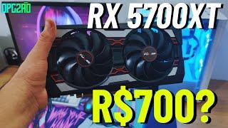 RX 5700XT UNBOXING E TESTE EM 6 JOGOS. MELHOR PLACA DE 700R$ NO ALIEXPRESS?