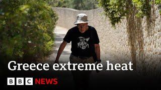 Greece issues extreme heat and weather warnings  BBC News