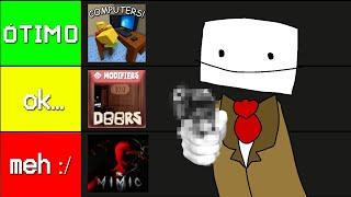 a tierlist de jogos de terror do roblox