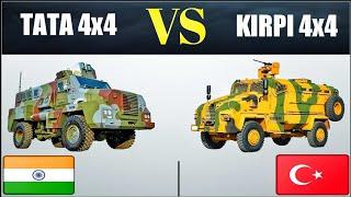 Turkish Kirpi 4x4 VS Indian TATA 4x4 Mine Proof Transport Vehicle