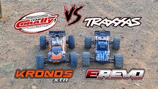 Traxxas E.Revo 2.0 Vs Team Corally Kronos Xtr Speed Run And Bash #traxxas #teamcorally