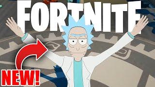 NEW Rick Sanchez Skin in FORTNITE All Rick and Morty Skins & How to get it 4K60FPS