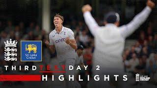 Pope 154 & Hulls First Wicket  Highlights - England v Sri Lanka Day 2  Rothesay Test 2024